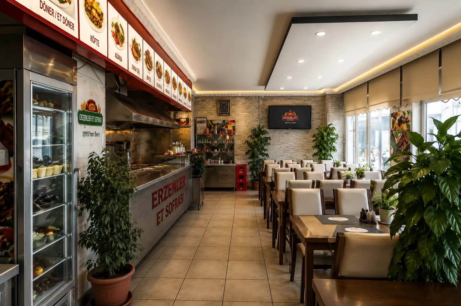 Interior of Erzenler Restaurant