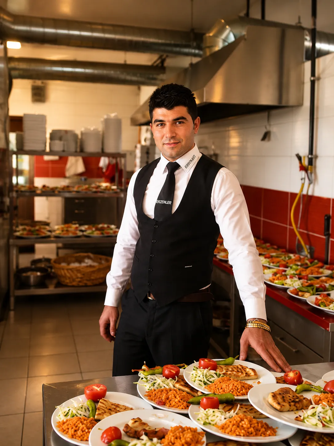 Erzenler Et Sofrası kitchen and service team